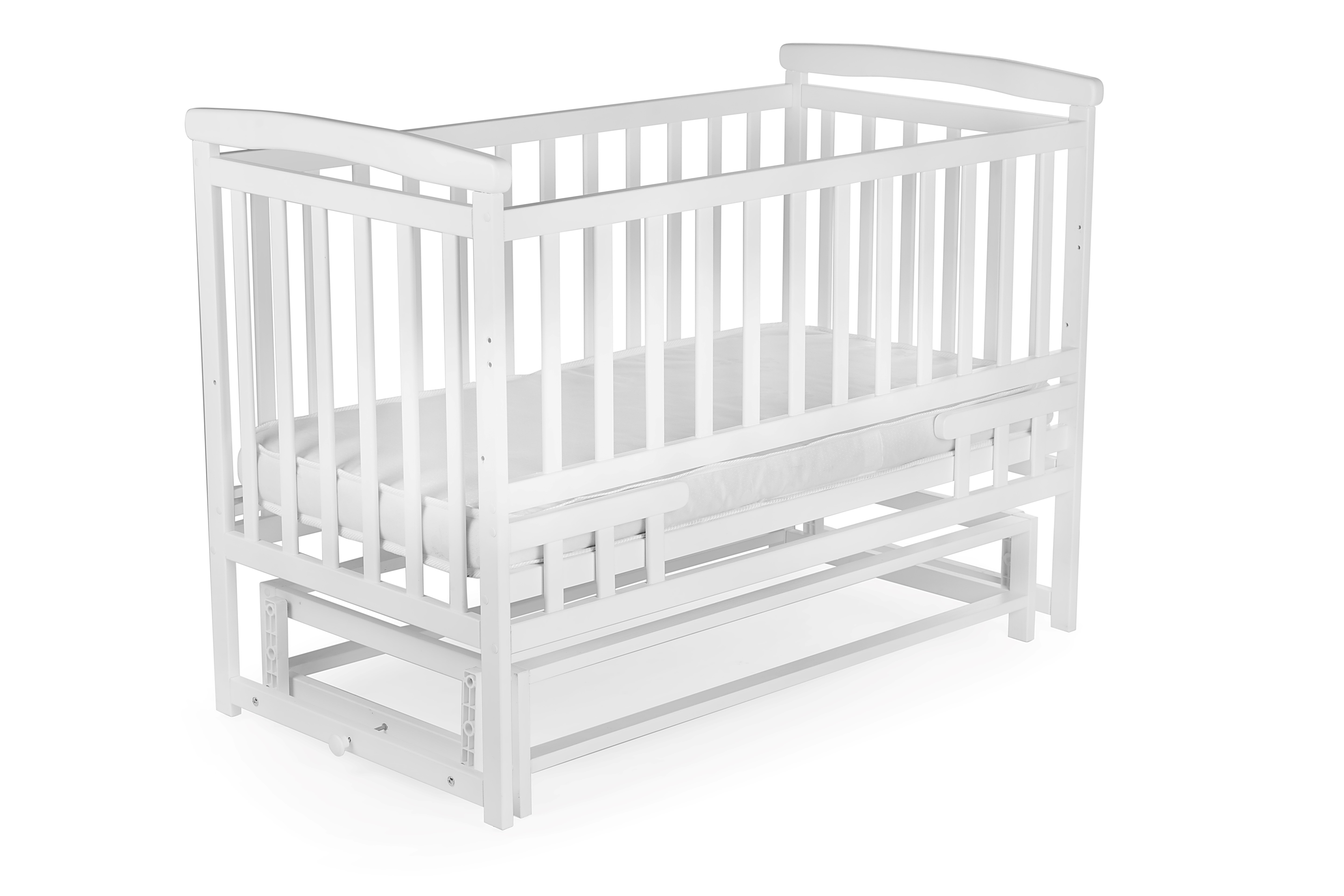 Ліжко для немовлят, ТМ DeSon, 1200х600 мм, від народження до 5 років, 6 модифікацій з матрасом